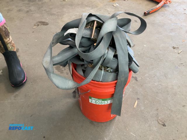 Lot 2-60853 - Metal and polyester webbing Miscellaneous tent strap parts