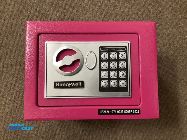 Lot 2-92919 - New Honeywell Compact Steel Security Safe. Theft and tampering protection, concealed hinges and rece...