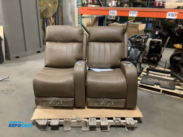 Lot 2-19333 - 2 New Thomas Payne Collection by Lippert Seismic Theater Seating Left Side Couch Piece