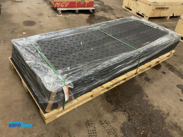 Lot 2-42197 - (15) New SDLANCH IRGPM Ground Protection Mats, Approx. 41-1/2” wide x 95” long x1/2” thick, diamond ...