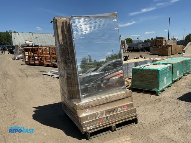 Lot 2-75356 - Skid of various sized mirrors.