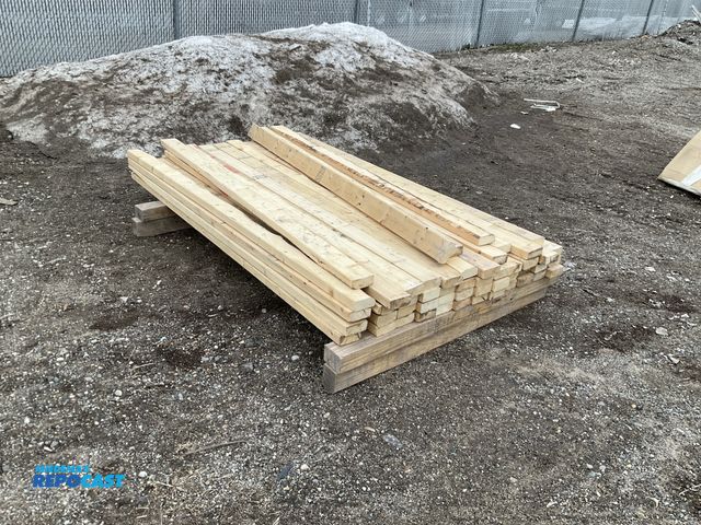Lot 2-92321 - Lot of (51) pieces of lumber approx. 2”x4”x80”