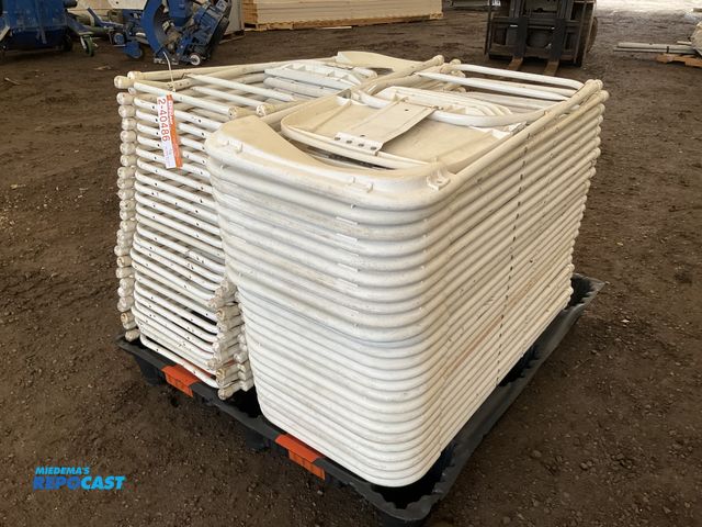 Lot 2-40486 - Approximately (50) Plastic Folding Chair -Metal Frame