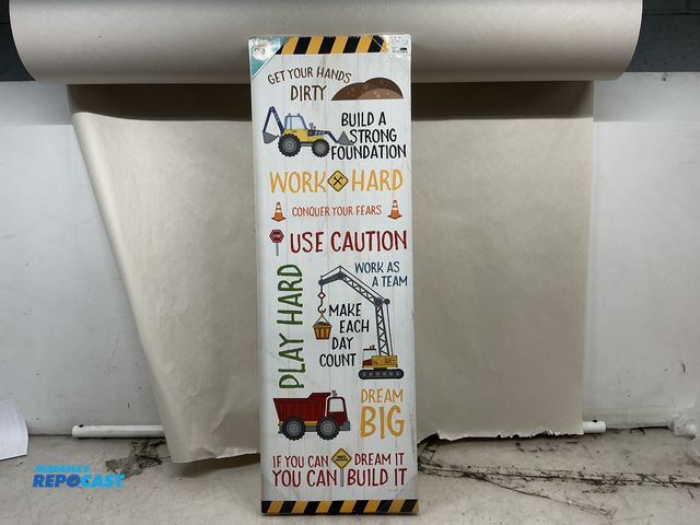 Lot 2-96653 - Kids decorative canvas 36”X12”