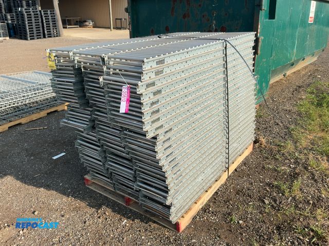 Lot 2-20612 - Approx. (66) Unex Span Track Carton Flow Rollers, 66-1/2" long x 12-1/2" wide, some bent rollers