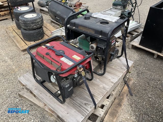 Lot 2-27543 - (2) generators one is a Coleman powermate 5000w one is a powermate 3000w