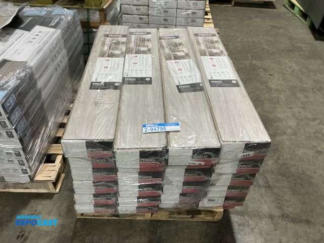 Lot 2-94796 - 24 boxes of Pergo waterproof - pet protection laminate flooring. 48” long planks.