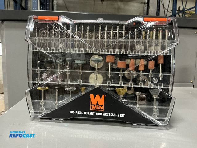 Lot 2-10981 - WEN 230282A 282-pc rotary tool accessory kit