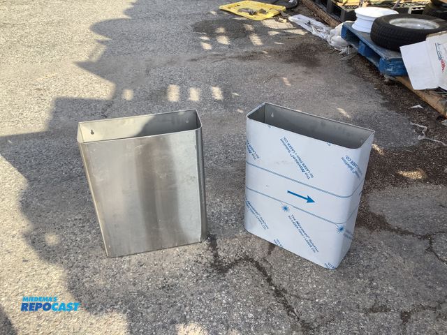 Lot 2-94966 - Bradley 3565 -000000 Surface Mount 304 S/S Steel Waste Receptacle, 12 gallon