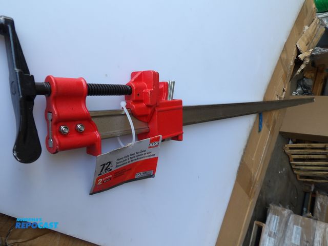 Lot 2-58339 - New Bessey Bar Clamp: Extra Heady Duty Crank Handle, 72 "Jaw Opening MAX 7,000 lb Clamping force #iB...