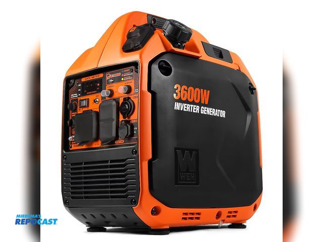 Lot 2-13919 - Wen 3600W dual fuel inverter generator model DF360iX
