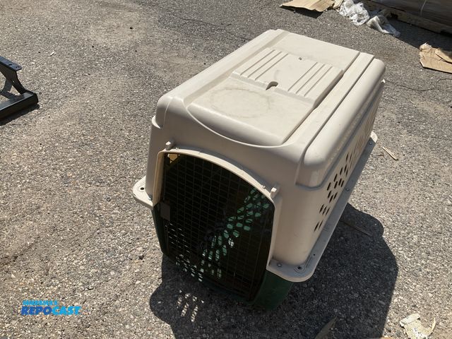 Lot 2-99825 - (1) travel animal cage with measurements of approximately 27” x 36” x 20.5”