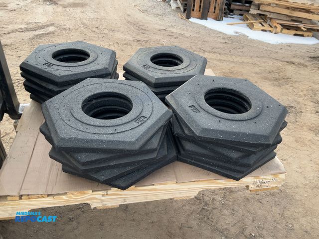 Lot 2-94672 - Pallet of 23 No.10 New Safety Cone Bases