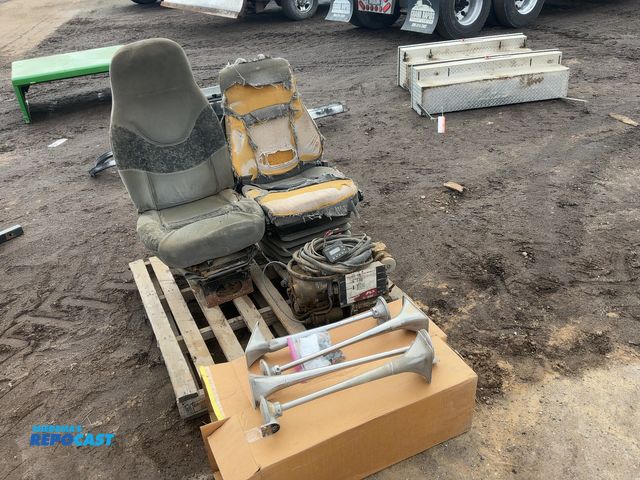 Lot 2-42435 - Lot of (1) Proheat X45 12 Volt Diesel Fired Coolant Heater for Semi, (4) Used Air Horns off Semi (on...