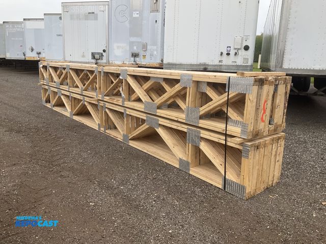 Lot 2-43285 - (16) 23’ 9”L x 24”T x 3-1/2”W floor trusses, unused