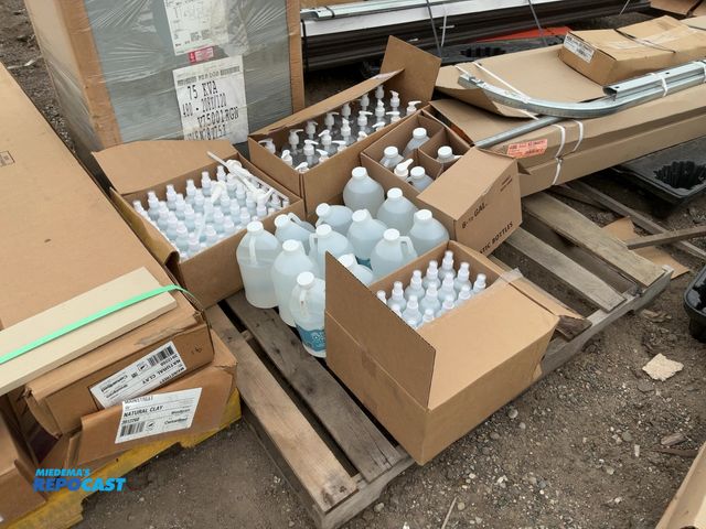 Lot 2-69463 - Skid lot of various size bottles of upper hand liquid hand sanitizer