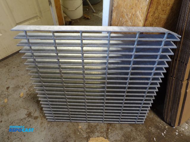 Lot 2-53300 - New Metal Heavy Duty Grate 24 x24" gray
