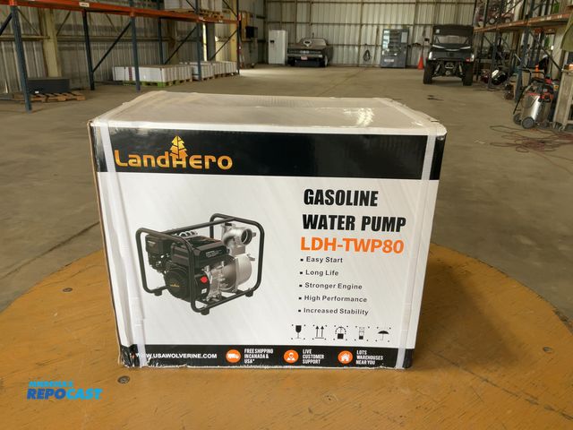 Lot 2-10954 - New Landhero LDH-TWP80 3” Semi-Trash Water Pump Gas Powered Recoil Start