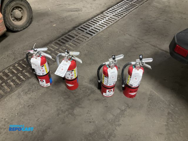 Lot 2-22742 - (4) 5lb dry chemical fire extinguishers, all were last inspected in 2025