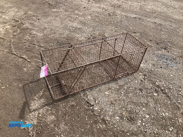 Lot 2-22929 - Large animal live trap 12” x 1#” x 36”, used