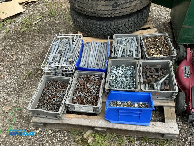 Lot 2-18350 - Lot of Large Industrial Bolts &amp; Hardware