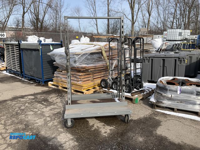 Lot 2-17015 - industrial pipe cart