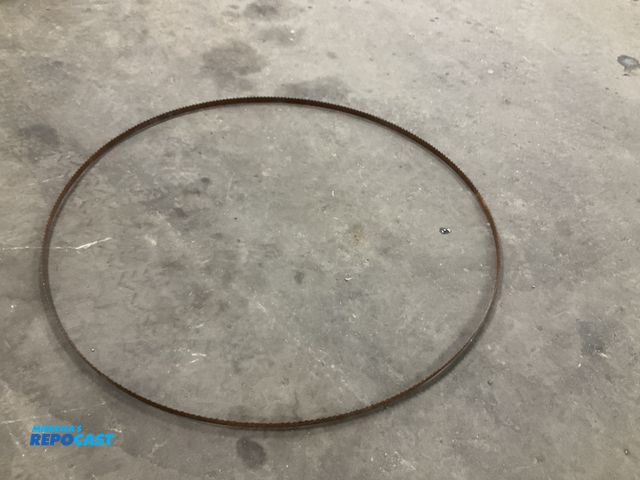 Lot 2-23323 - Wood cutting bandsaw blade approx 1” x 13’ - 2” long, unused, scattered surface rust