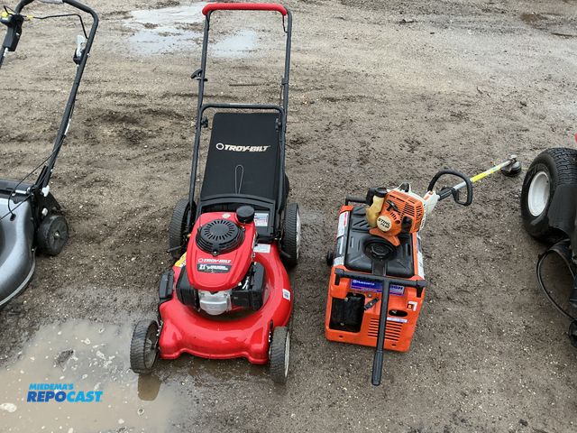 Lot 2-95902 - (1) Husqvarna 420GN Generator, (1) FS 55 R Petrol Brushcutter, (1) Troy Bilt 21” Push Mower, 11A-542...