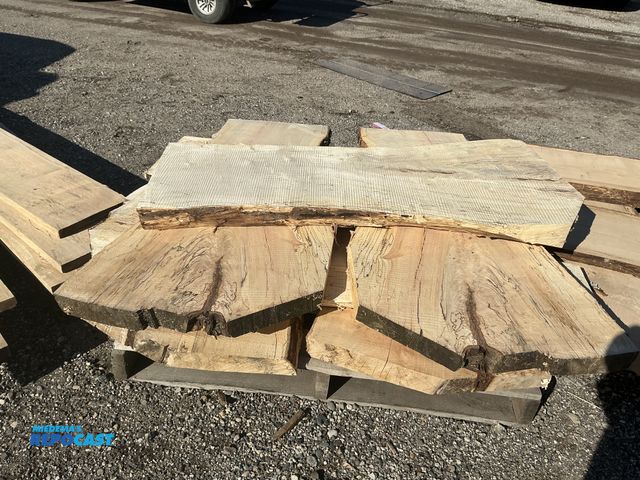 Lot 2-74545 - 7pcs Spalted Hard Maple Slabs