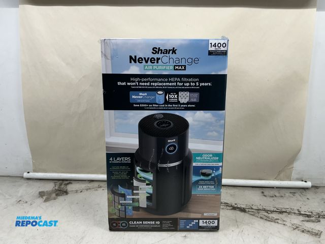 Lot 2-27327 - Shark HP302 Other Never change high performance HEPA filtration 1400 SQ FT air purifier max