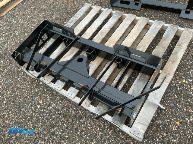 Lot 2-40865 - New Wolverine Fork Carriage Skid Steer Attachment, 16" Carriage, Universal Quick Attach, has 2" rece...