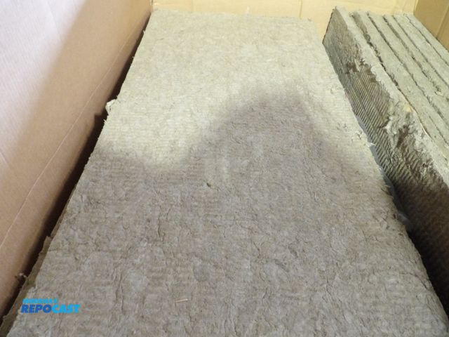 Lot 2-53091 - lot of (36) new high temperature board, mineral wool, 1" thick, 24"w, 4' lenght, brown, 4R-value