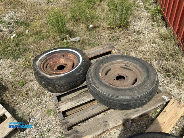 Lot 2-64031 - John Deere Tractor Front Wheels and Tires