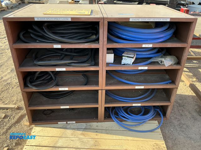 Repocast.com - Lot 2-17851 - Metal Industrial storage racks that hold ...