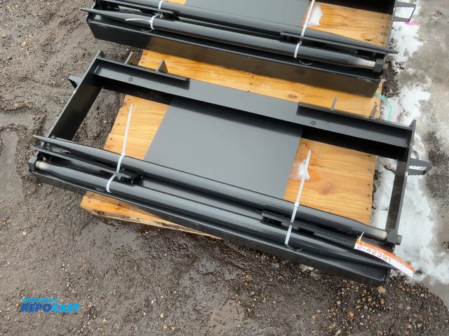 Lot 2-42391 - New JCT Bale Spear Skid Steer Attachment, Universal Quick Attach, Has Two Spears that Stick Out Appr...