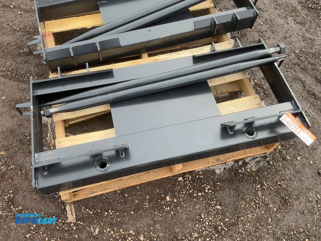 Lot 2-42353 - New JCT Bale Spear Skid Steer Attachment, Universal Quick Attach, Has Two Spears that Stick Out Appr...