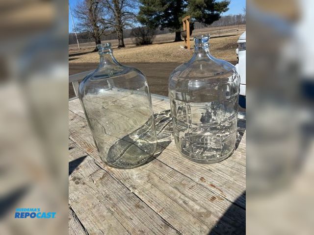 Lot 2-tbd - 5 gallon and 6 gallon Crisa Glass carboys – Made in Mexico – No Chips or cracks. Assorted wine makin...