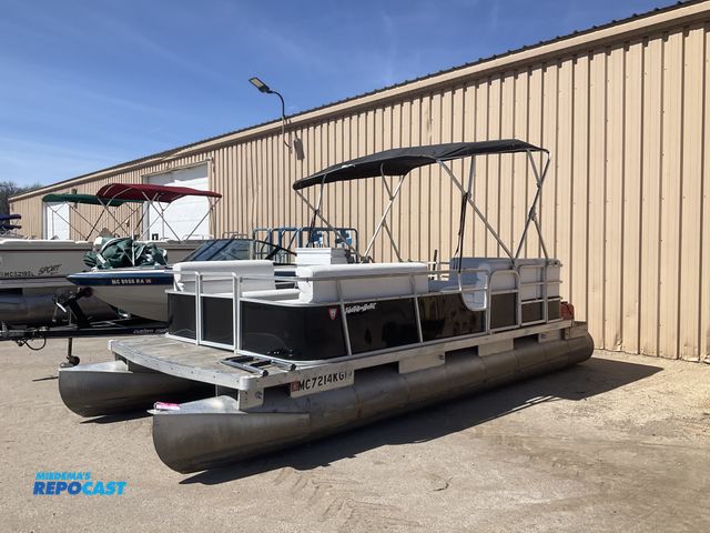 Lot 2-22123 - 1987 Harris Flote-Bote 16' Pontoon Boat