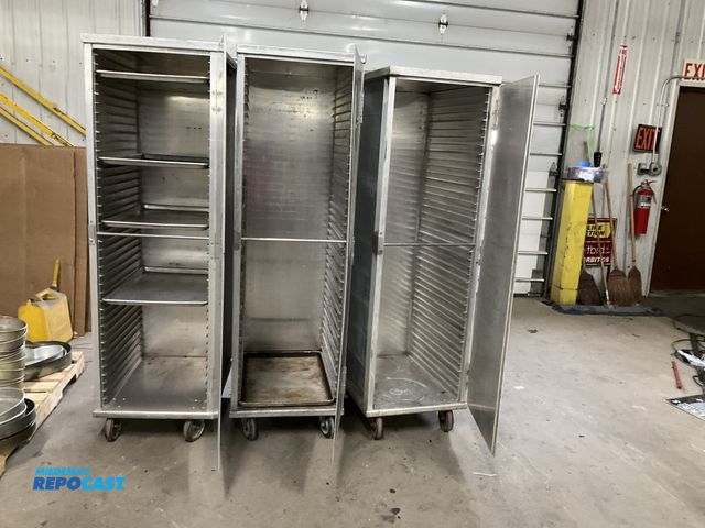 Lot 2-23873 - Lot of (3) Piper Industries model 941 aluminum proofing cabinets.  Includes (2) 20.5” width x 69.5” ...