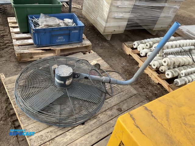 Lot 2-19842 - TPI industrial heavy duty fan approx. 30” in diameter  with fasco 115v 60hz motor