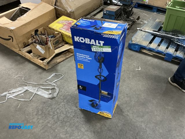 Lot 2-69124 - Kobalt 3809902 Cordless Battery Powered Electric Powered Attachment capable edger.