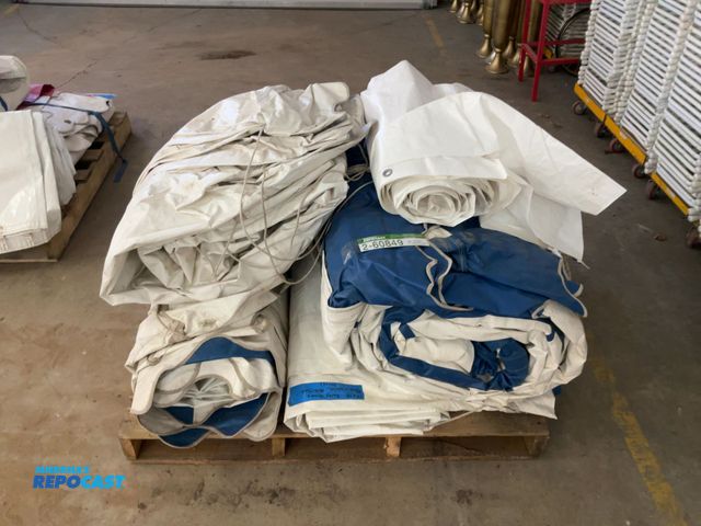 Lot 2-60849 - Canvas Miscellaneous tarp parts
