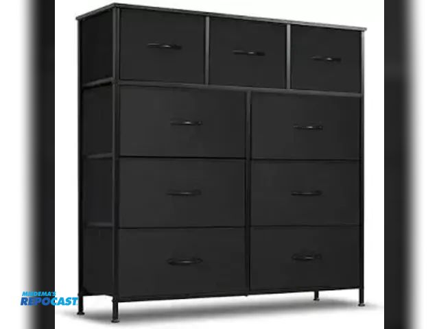 Lot 2-92283 - Drawer storage tower (CAB-9BCV2-GY)