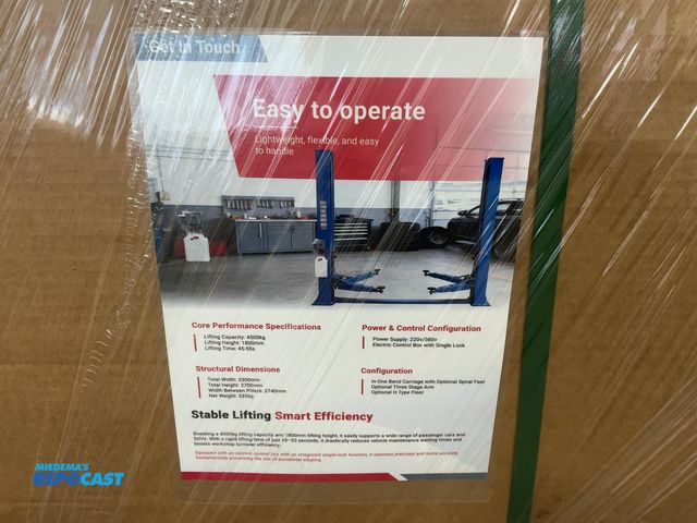 Lot 2-43473 - New SDLANCH Model TPL Two Post Lift, 4500 KG Lifting Capacity, 1800mm Lifting Height, 220/380 Volt E...