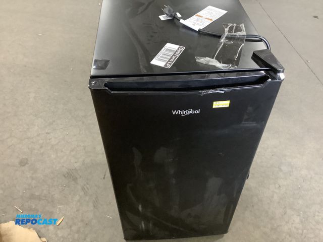 Lot 2-99524 - Whirlpool WHR33MBKE Mini Refrigerator Whirlpool refrigerator.