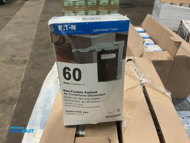 Lot 2-23865 - (10) Eaton Cutler-Hammer Series 60 Amp Non-Fusible Air Conditioner Disconnects, DPU222RP