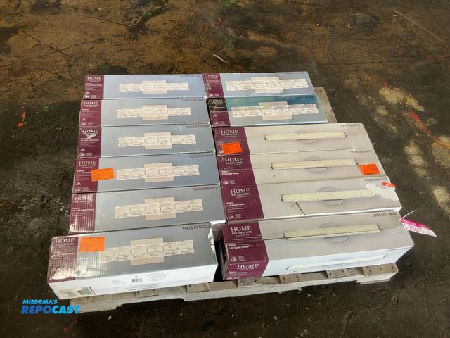 Lot 2-20800 - Lot of Home Decorators Collection LED Vanity Light Fixtures, includes (8) Keighley 18" Chrome Finish...