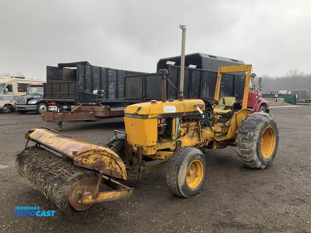 Lot 2-42786 - John Deere 2350 Utility Tractor with Sweeper Broom