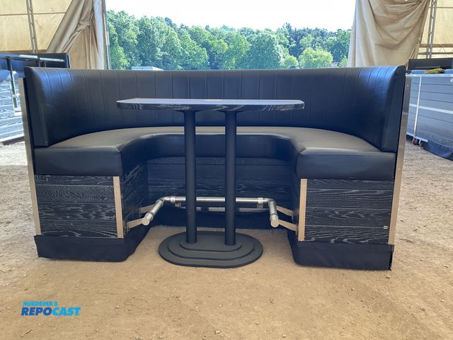 Lot 2-11213 - Authentic Court Side Suite Seats from Little Caesars Arena 4 Person Booth with Table.
