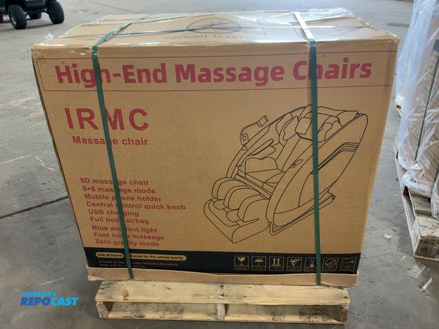 Lot 2-43687 - New SDLANCH IRMC Massage Chair, 5+8 massage mode, mobile phone holder, central control quick knob, U...